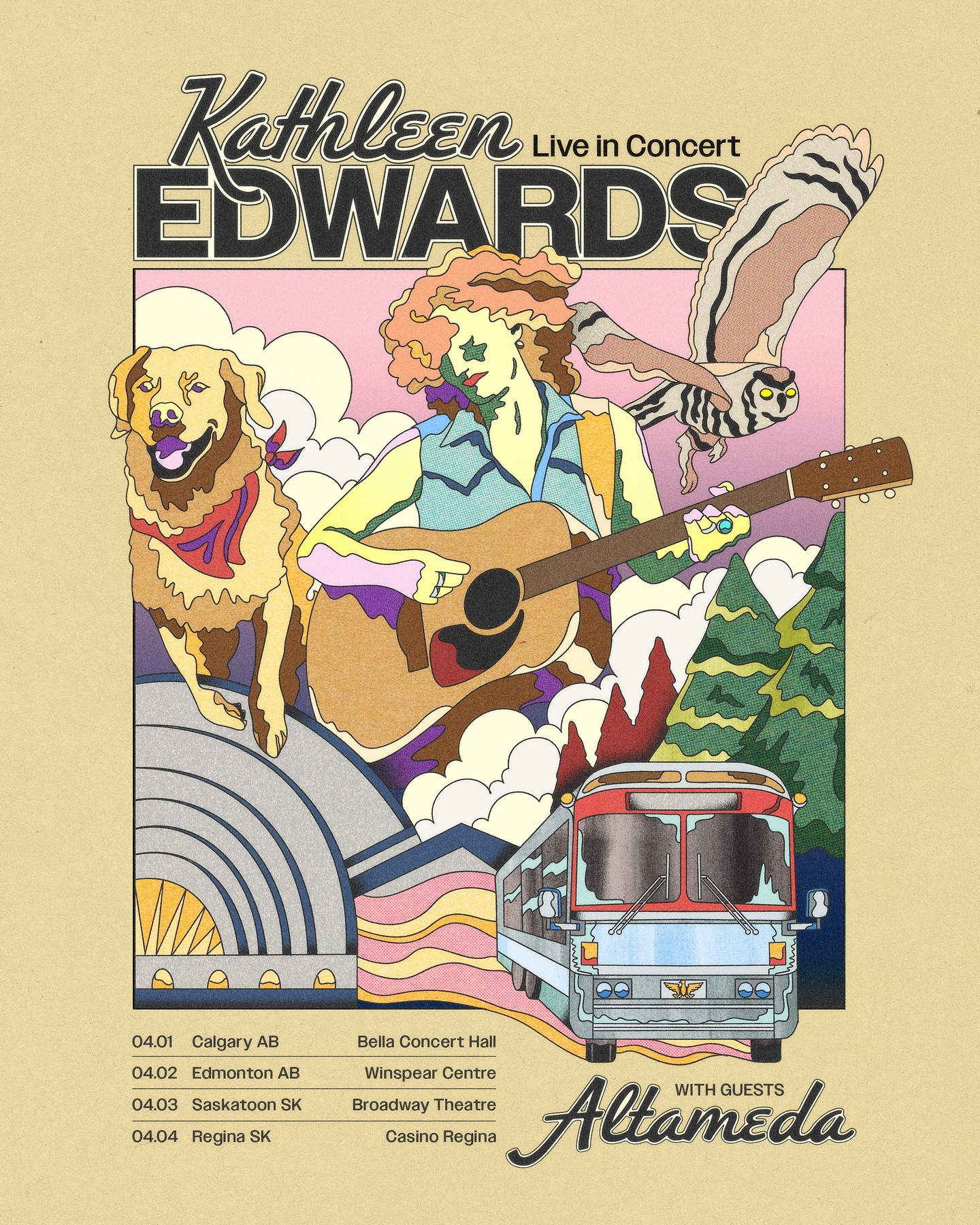 Kathleen Edwards Tour Poster 2026